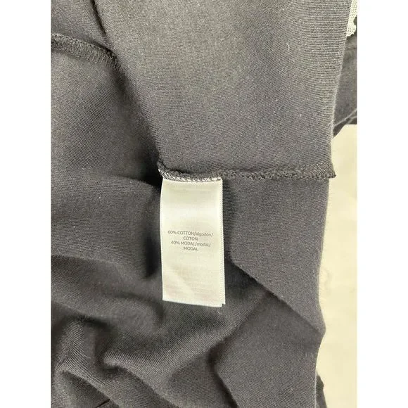 Daily Ritual Womens Black Short Sleeve Round Neck Lace Hem Dress Size 1X 41L 21B - Picture 5 of 7